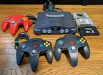 N64 Nintendo Console Bundle - Cords, Games, Controllers Tested Working Used. Price: $120.00.
