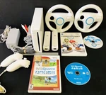Nintendo Wii Game Console Bundle Mario Kart Sports Wheels *cleaned* Tested Used. Price: $204.95.