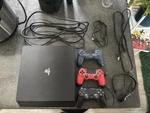 Sony Playstation Pro 1TB 4K Wi-fi Black Console W/ 3 Dualshock + Cables Used. Price: $120.00.