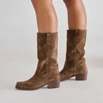 Dolce Vita Romie Boots Chocolate Suede Women Size 8 New. Price: $139.99.