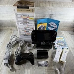 Nintendo Wii Black 32GB Console Bundle W/ Pro Controller, Tested 24 Games Used. Price: $329.99.