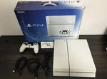 Sony Playstation PS4 Glacier White Console 500GB CUH-1100AB02 W/box Used. Price: $213.83.