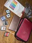 Nintendo Ds Lite Pink Rose Gold Handheld Bundle + 6 Games Case Stylus Used. Price: $85.99.