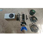 Microsoft Xbox Series Console Bundle W/ Controllers & Headsets Used. Price: $150.00.