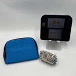Nintendo 2DS Electric Blue Handheld FTR-001 Working With Stylus & Charger Used. Price: $104.99.