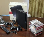 Sony Playstation 120GB Console Bundle W/13 Games & Accessories Used. Price: $250.00.