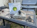 Microsoft Original Xbox Crystal Console / Translucent With Tested & Serviced Used. Price: $579.99.
