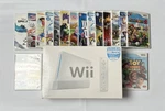 Nintendo Wii Console With Box And 16 Games Tested Working Used. Price: $125.00.