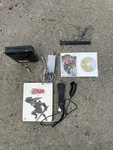 Nintendo Wii Black Console Bundle With Controller, Sensor, Cords, Zelda Used. Price: $99.00.