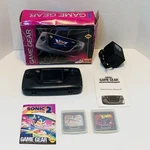 Sega Gear Black Console Bundle W/ Box Manual 2 Games & Power Adapter Tested Used. Price: $299.95.