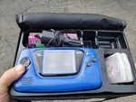 Blue Sega Gear 1-ASIC The Lion King Edition Rare! W Games & Case Used. Price: $249.00.