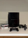 Sony Playstation 80GB Fat PS3 Console CECHKO1 Bundle W/ 6 Games Used. Price: $119.99.