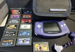 Nintendo Boy Advance Lot Original Carry Case With 13 Games! Tested! Used. Price: $179.99.