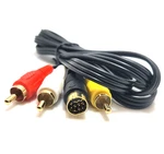 Sega Saturn Av Rca Cables Audio / Video Composite Tv Cord Replacement (6 Feet) New. Price: $8.86.
