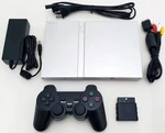 Oem Sony PS2 Playstation Silver Console Bundle SCPH-79001 Slimline System Good. Price: $201.40.