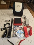Nintendo Wii Mini RVL-201 Usa Red Gaming System Kit Package Set Portable Game Used. Price: $111.00.