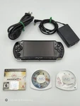 Sony Playstation Psp 3001 Console (memory Stick, New Battery, Charger & Games) Used. Price: $209.95.