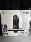 Microsoft Xbox 360 Console - Kinect Bundle 250GB Special Edition Black Used. Price: $199.99.