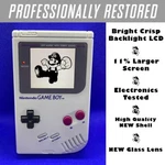 *restored Backlit Color* Original Nintendo Game Boy DMG-01 Ips 11% Larger Screen Excellent. Price: $189.95.
