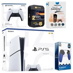 Sony Playstation 5 Slim Disc Console + Extra Controller New. Price: $859.99.