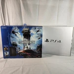 Sony Playstation PS4 Star Wars Battlefront 500GB Console Box & Outer Sleeve Only Used. Price: $17.99.