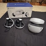 Sony Playstation VR2 Pc & Console Headset W/ Sense Controllers White/black Used. Price: $250.00.