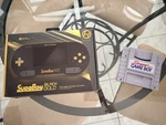 New Hyperkin Supaboy Blackgold Snes/super Famicom Handheld Console + Game. Price: $159.99.