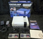 Authentic Nes Nintendo Control Deck Complete Set & Box - 100% Tested Used. Price: $199.99.