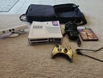 Xbox 360 R2D2 Star Wars Console Gold Controller White Kinect 320GB Works Great! Used. Price: $299.50.
