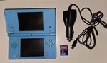 Nintendo Dsi Light Blue Handheld Game System With Charger Sd Card Used. Price: $59.99.