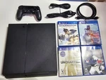 Sony Playstation PS4 Bundle CUH-1215A W/box Games Controller Cords Restored Used. Price: $229.00.