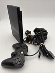 Playstation PS2 Slim Console Model SCPH-77001 W/ Controller & Cords Tested Used. Price: $140.00.