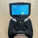 Nvidia Shield Model P2450 Tegra Portable Gaming Handheld Console Open. Price: $201.00.