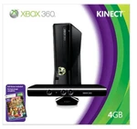 Xbox 360 4GB Console With Kinect Video Game Systems Bundle Very Good 2Z Used. Price: $144.38.