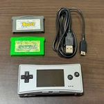 Nintendo Boy Micro Silver With Ac Charger W/games Used. Price: $236.00.