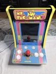 Arcade 1UP 8261 Ms Pac-man Tabletop Gamesystem 16" Tested Works Used. Price: $160.00.