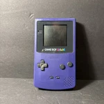 Nintendo Game Boy Color CGB-001 Purple Handheld Battery Powered System 1998 Used. Price: $72.00.