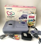 Casio Loopy SV-100 My Seal Computer Console Boxed Used Japan Rare Set With Video. Price: $259.99.