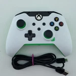 Pdp Gaming 049-012-1 Wired Controller White For Xbox One, S, 360 & Pc Used. Price: $19.99.