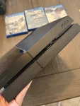 Sony Playstation 4 (500 Gb) Home Console With Cords & 3 Games Used. Price: $110.00.