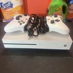 Microsoft Xbox One 500GB White Console With Two Controller And Cables Tested Used. Price: $150.00.