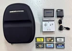 Silver Nintendo Boy Advance Sp Handheld Console AGS-001 W/ 6 Games Case Used. Price: $129.99.