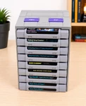Snes Cartridge Display Rack Holder Retro Shelf Organizer New. Price: $39.95.