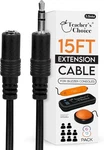 Teacher's Choice 15 Ft Extension Cables For Handheld Game Buzzer System (8 Pack) New. Price: $39.99.