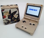Custom Nintendo Game Boy Advance Gba Sp Pok Mon Umbreon Gold Shell Ips Screen New. Price: $249.99.