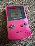 Nintendo Game Boy Color Launch Edition Berry Handheld System Used. Price: $74.99.