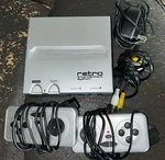 Retro-bit Entertainment System Silver & Black Console With 2 Controllers Used. Price: $21.21.
