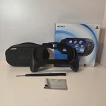Sony Playstation Vita 1001 Oled Crystal Black Cib + Extras Used. Price: $249.99.