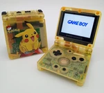 New Custom Nintendo Game Boy Advance Gba Sp Pok Mon Pikachu Yellow Edition Ips. Price: $249.99.