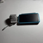 Nintendo 2DS Xl Console-black/turquoise Tested Working Oem Charger (no Stylus) Used. Price: $224.99.